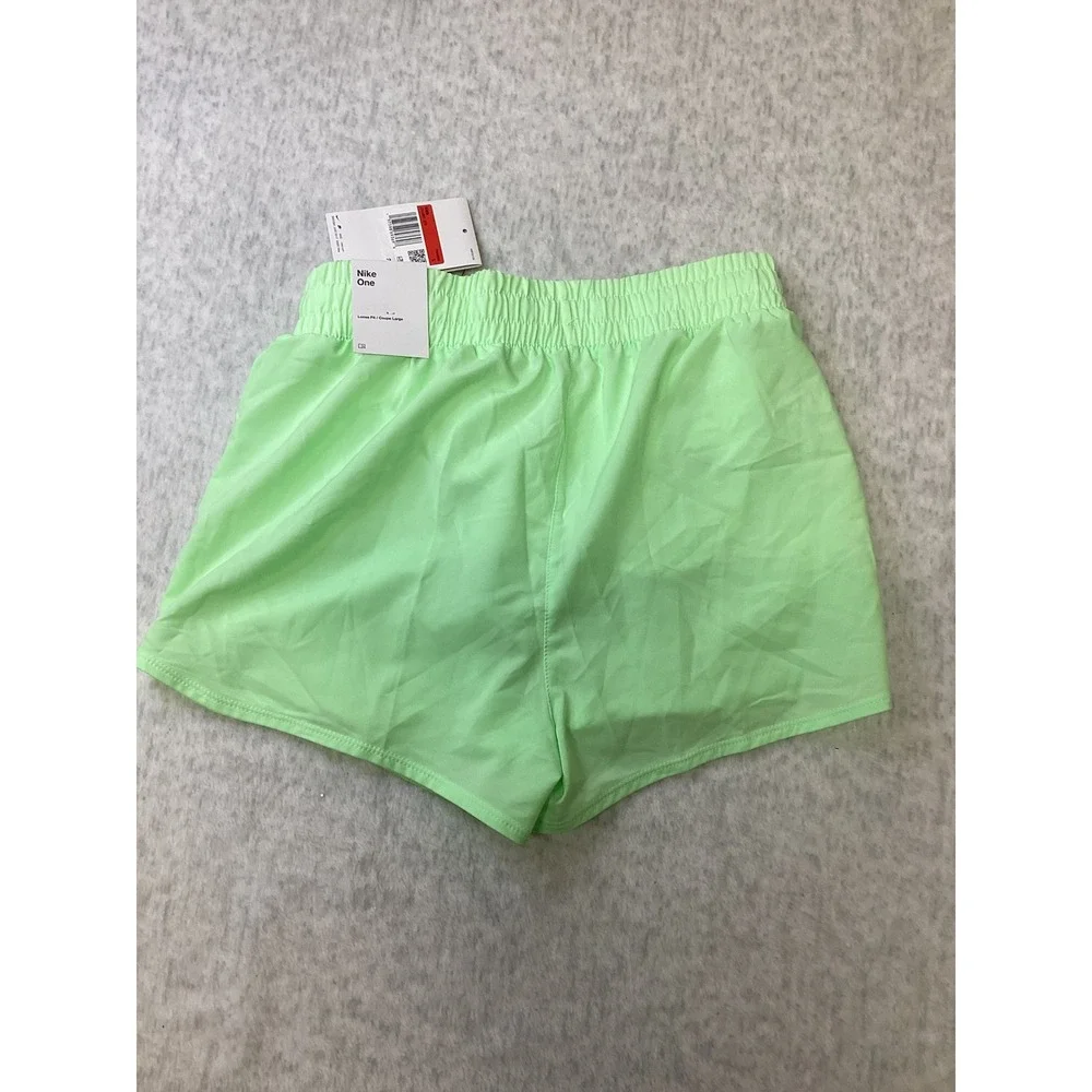 Nike‎ One Kids Dri-FIT Training Shorts Lime Green DX4967-376 Large L